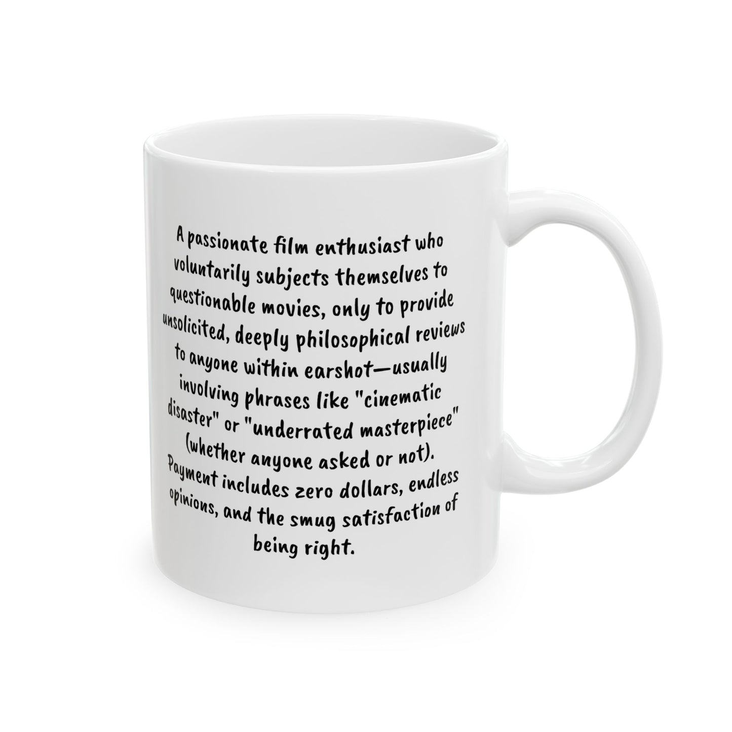 Mug-nificent Reviews – Unpaid Movie Critic Cup