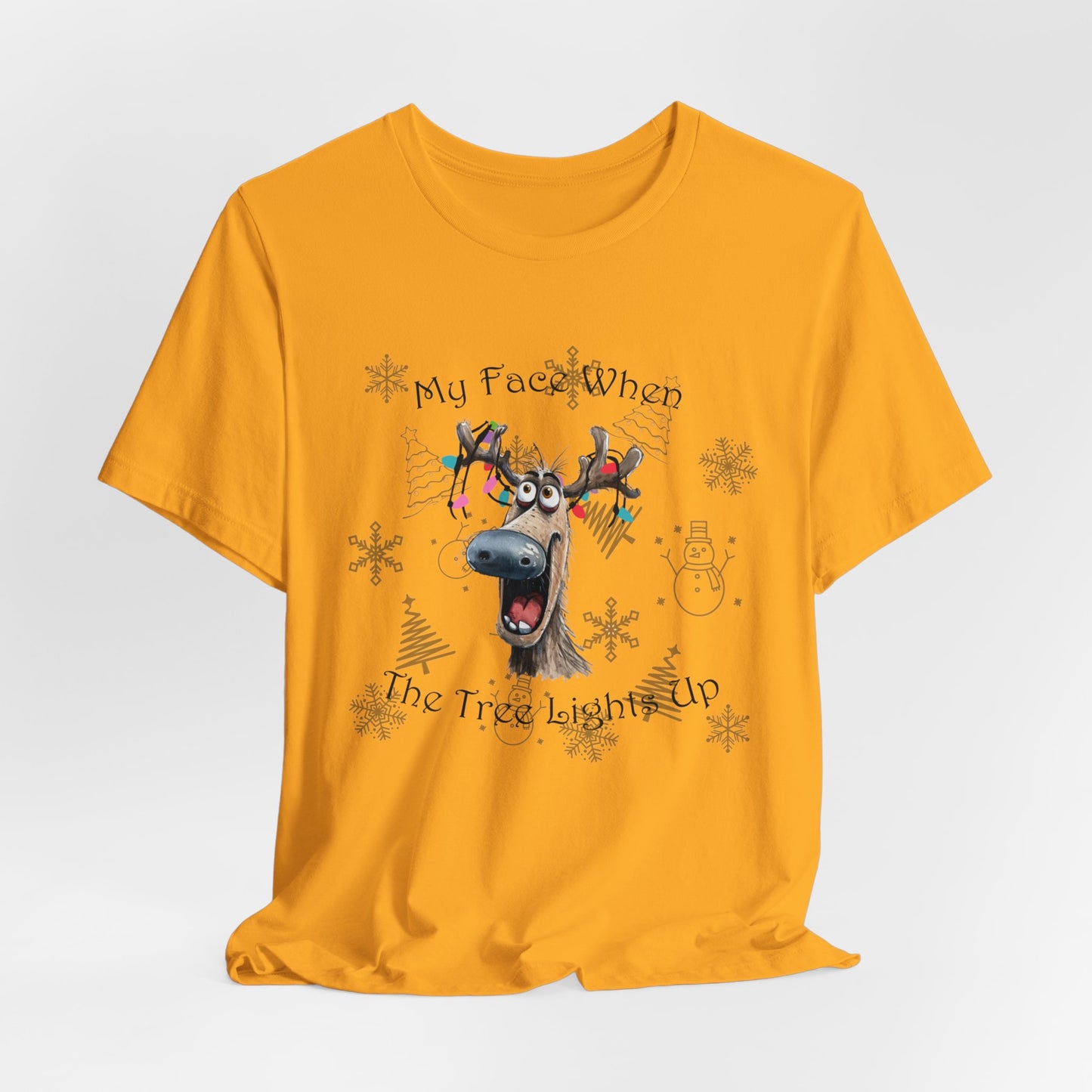 My Face When The Tree Lights Up Shirt