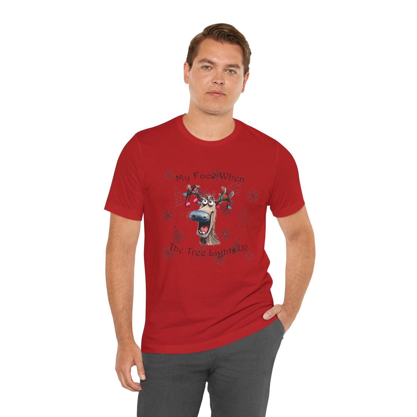 My Face When The Tree Lights Up Shirt