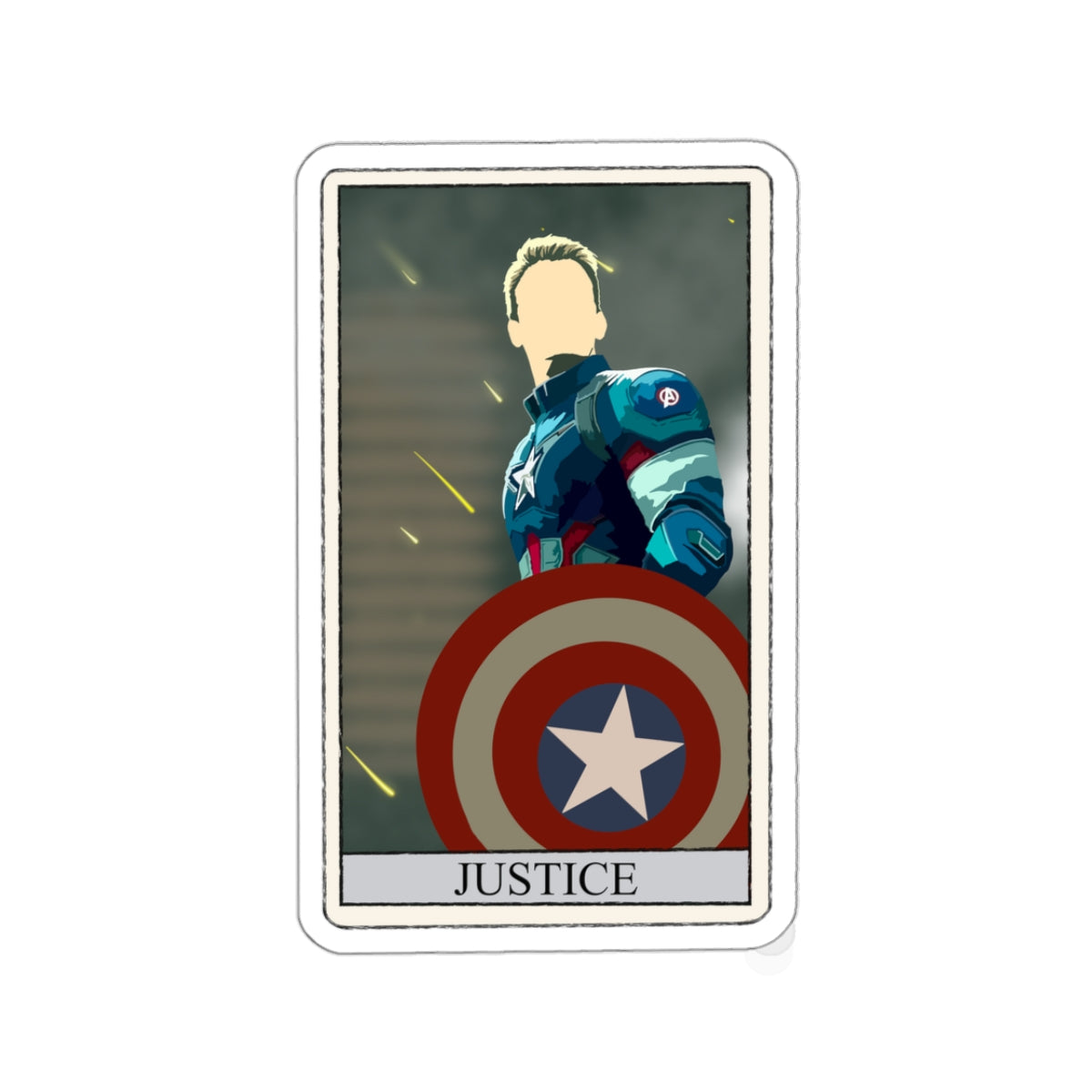 Tarot Card - Justice sticker