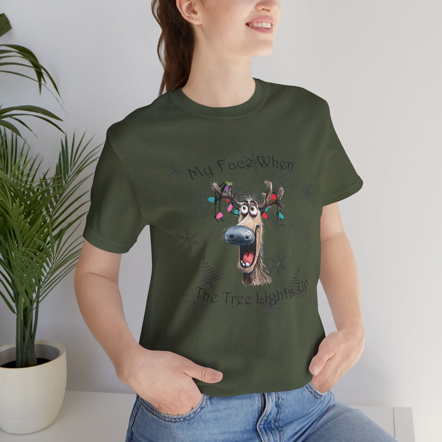 My Face When The Tree Lights Up Shirt