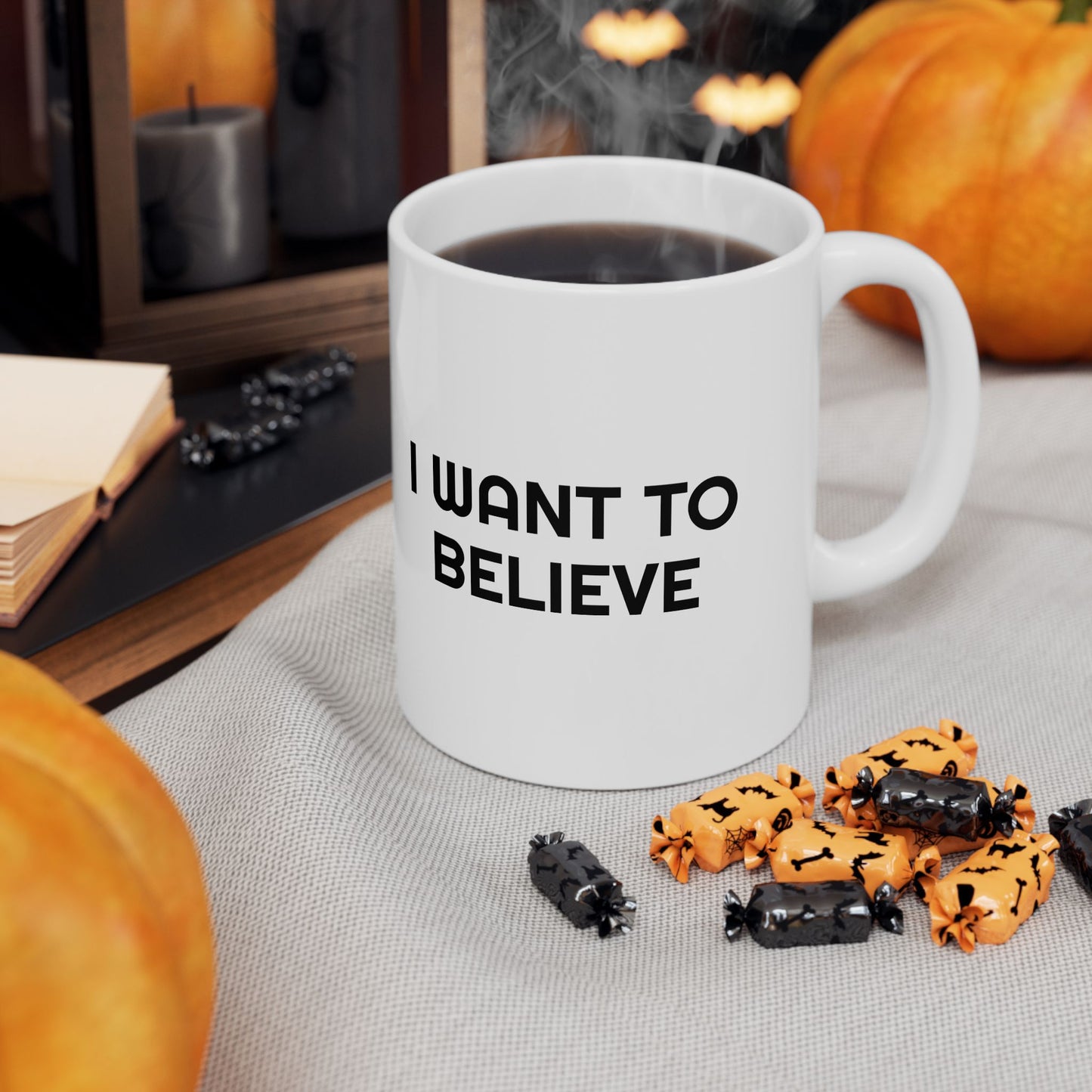 Udderly Abducted UFO Mug - I Want to Believe