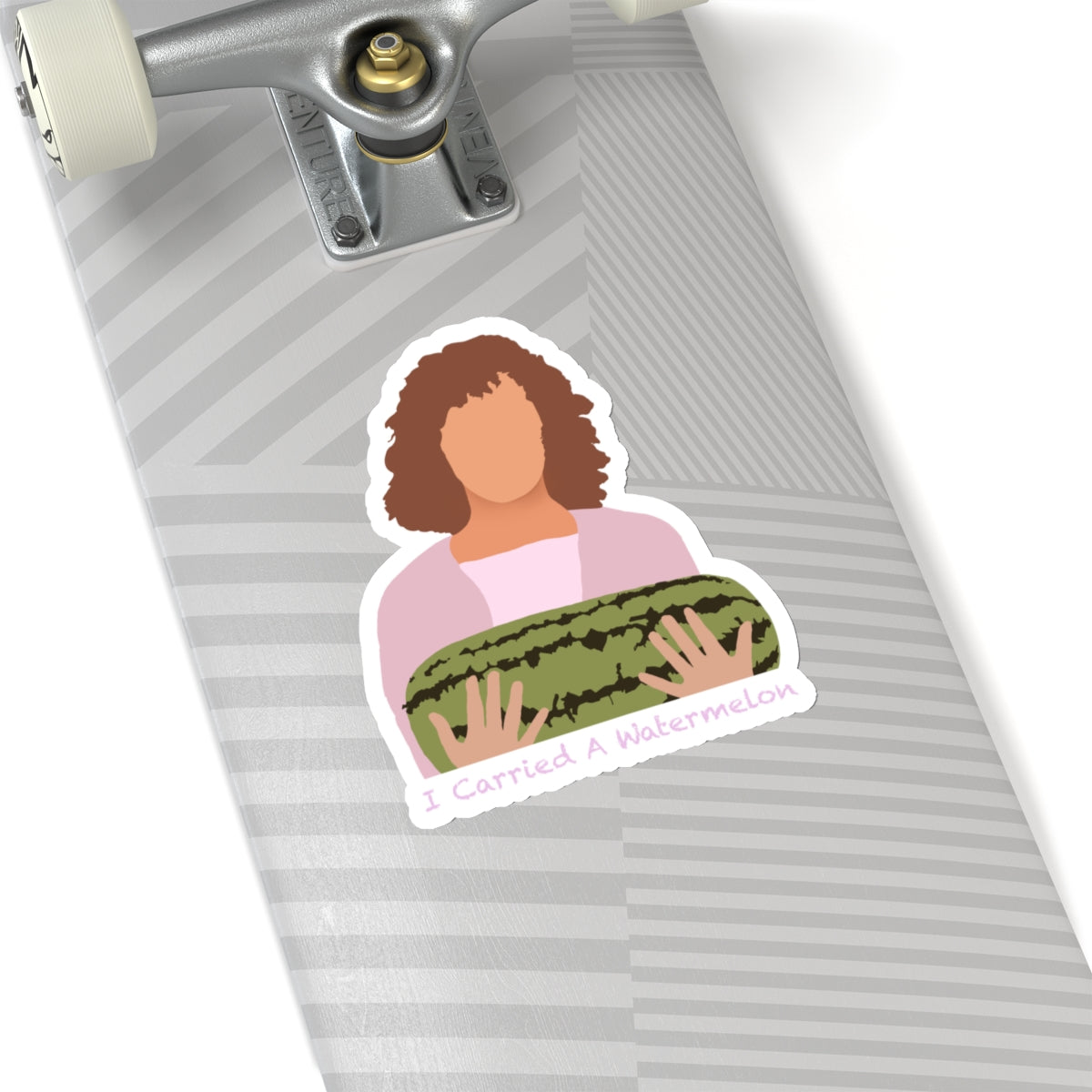 Dirty Dancing movie quote sticker - I Carried A Watermelon - Classic Movie Reference, Fun Vinyl for Laptop, Water Bottle, and More!