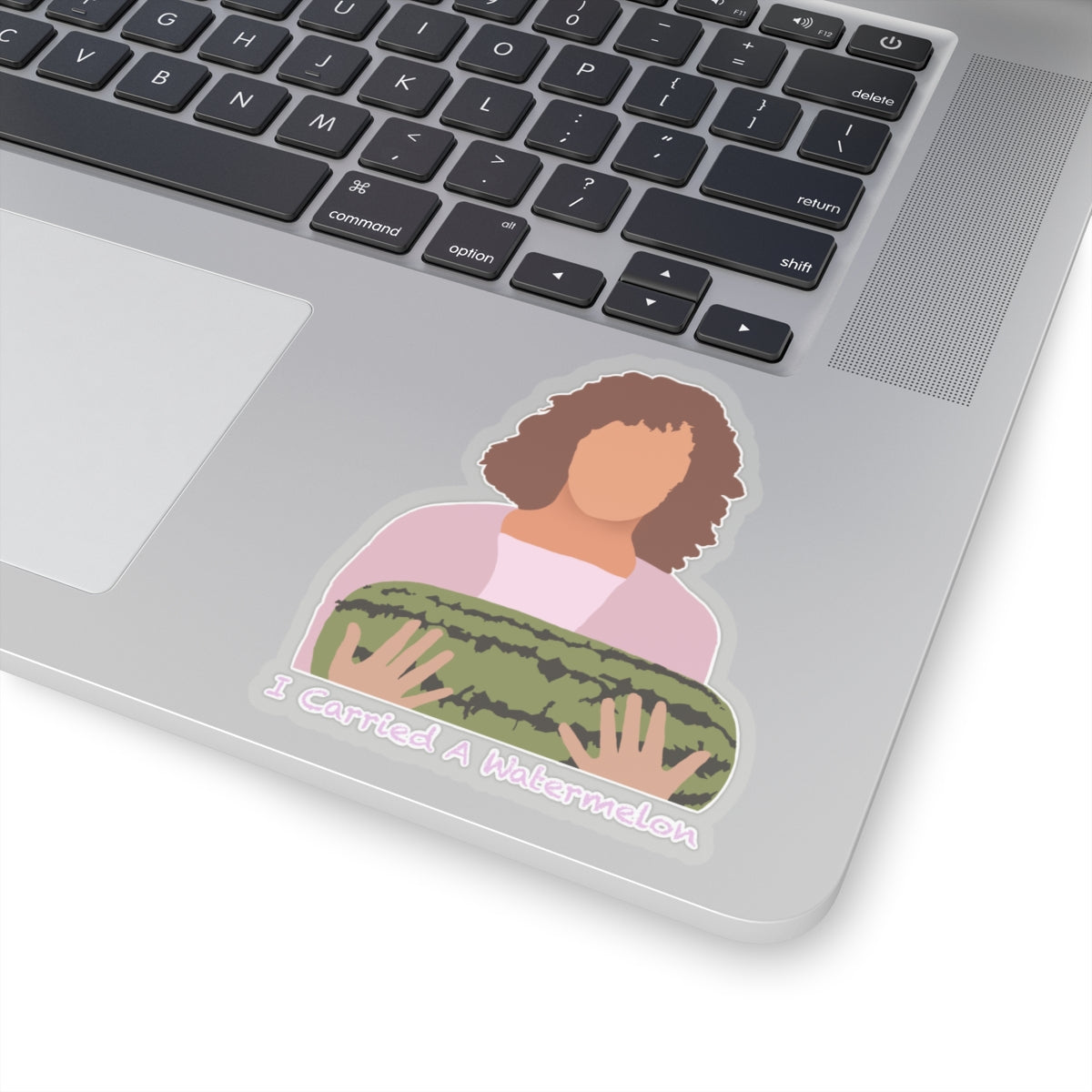 Dirty Dancing movie quote sticker - I Carried A Watermelon - Classic Movie Reference, Fun Vinyl for Laptop, Water Bottle, and More!