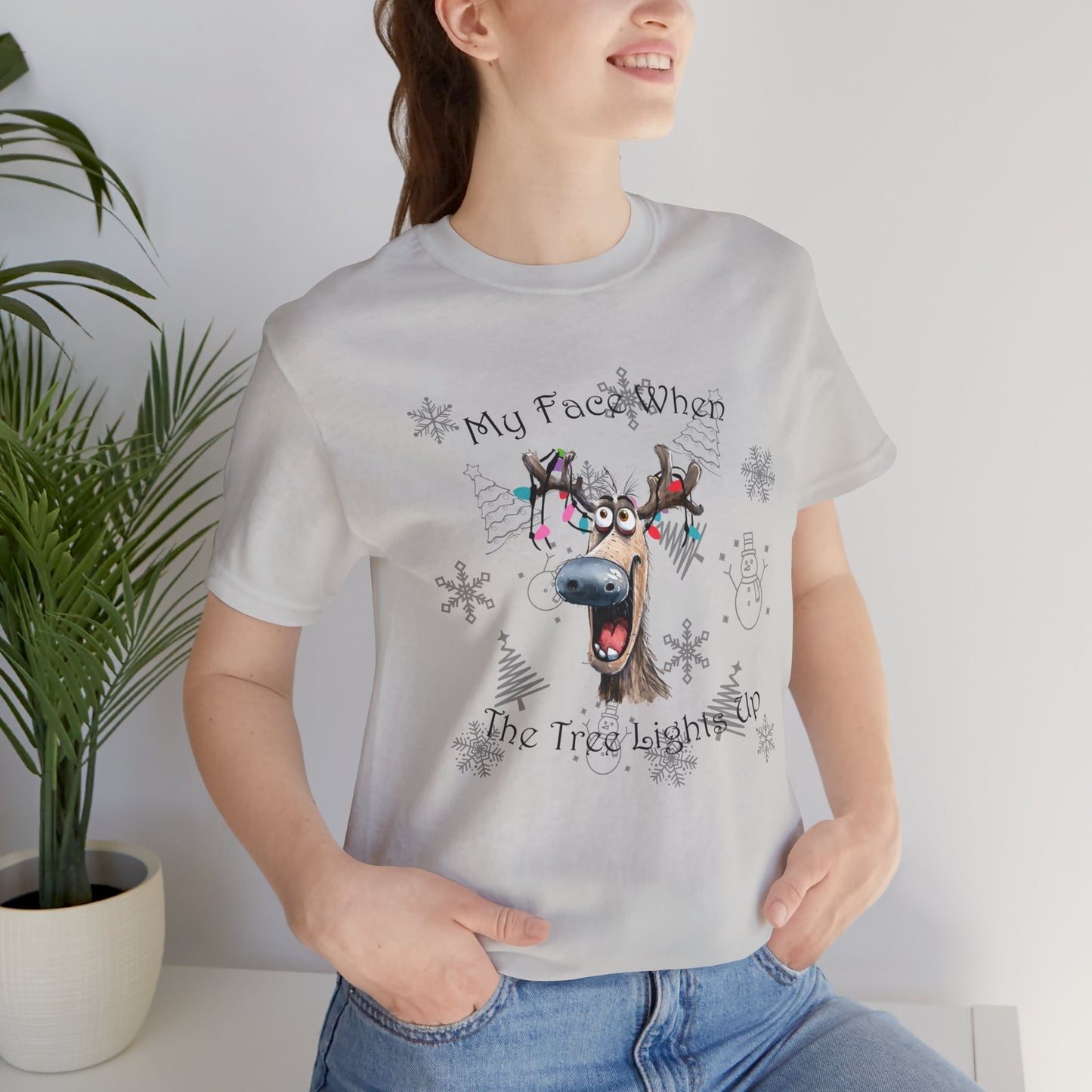 My Face When The Tree Lights Up Shirt