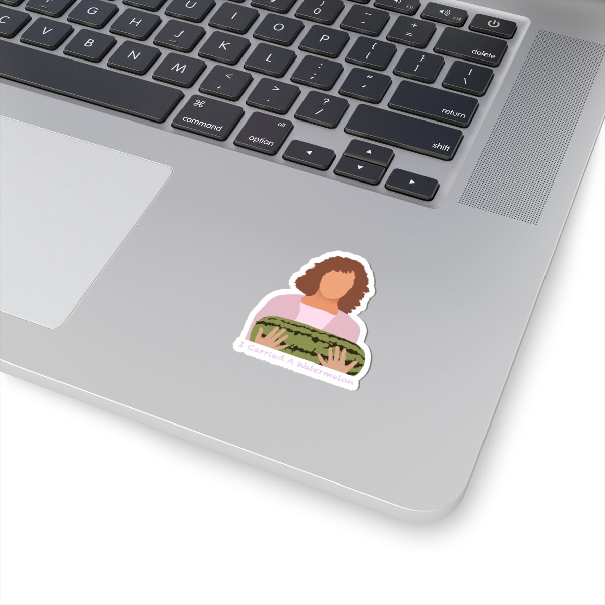 Dirty Dancing movie quote sticker - I Carried A Watermelon - Classic Movie Reference, Fun Vinyl for Laptop, Water Bottle, and More!
