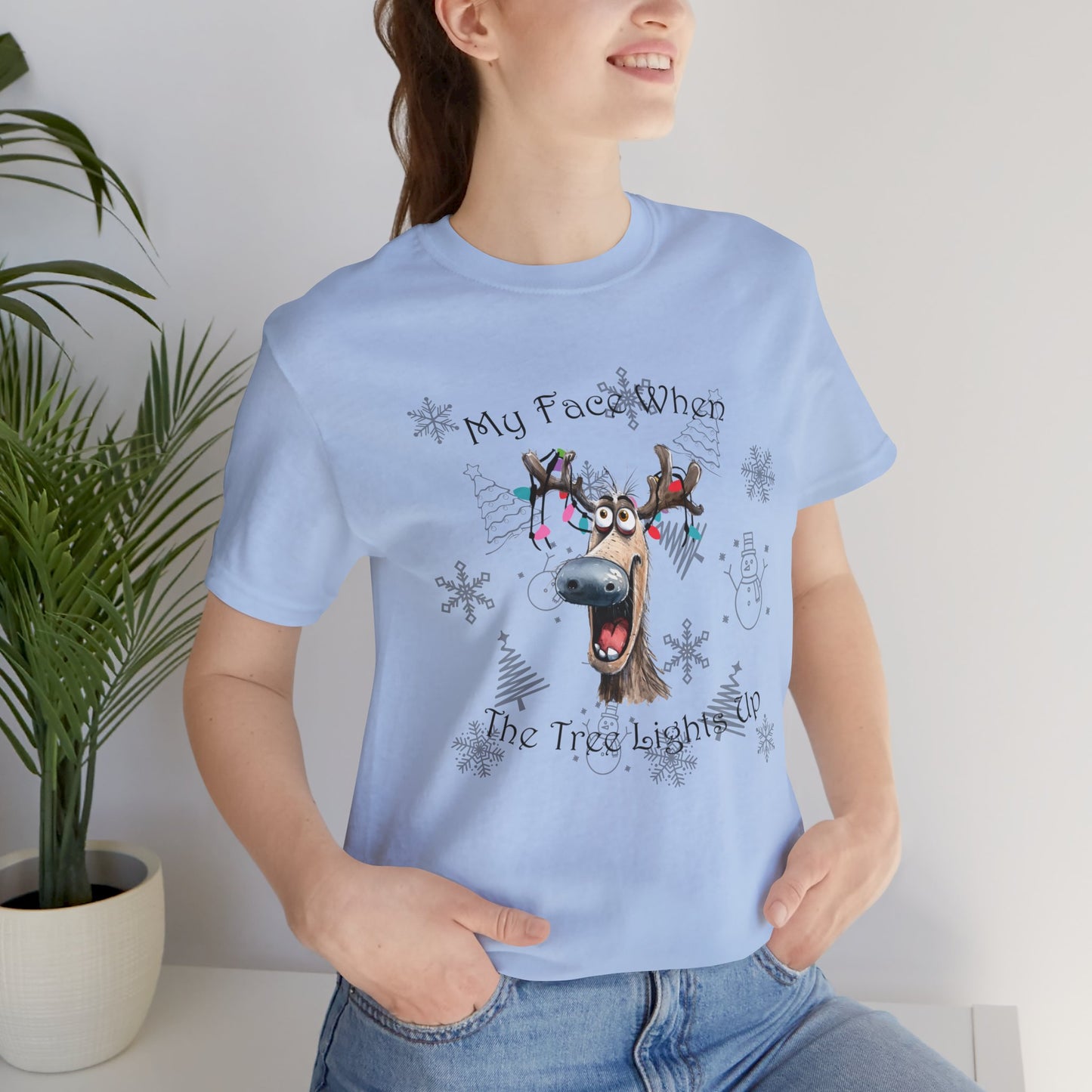 My Face When The Tree Lights Up Shirt