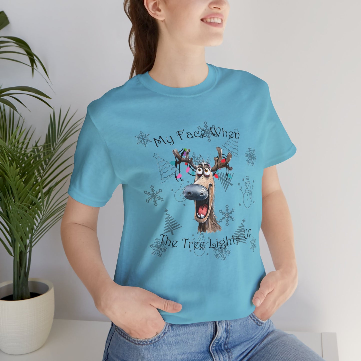 My Face When The Tree Lights Up Shirt