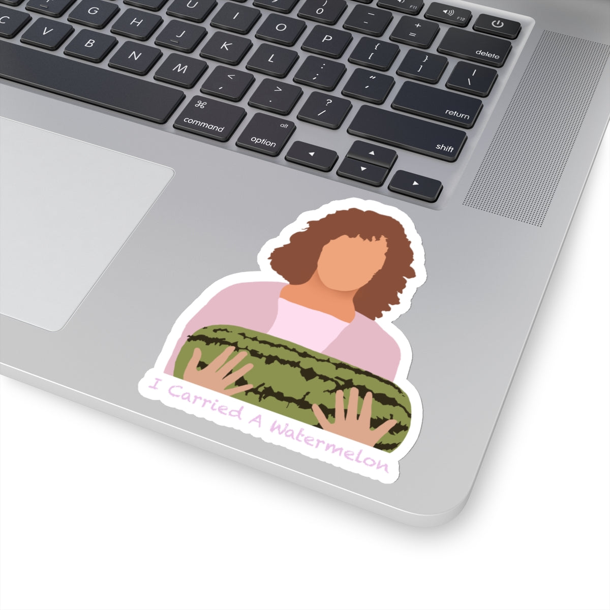 Dirty Dancing movie quote sticker - I Carried A Watermelon - Classic Movie Reference, Fun Vinyl for Laptop, Water Bottle, and More!