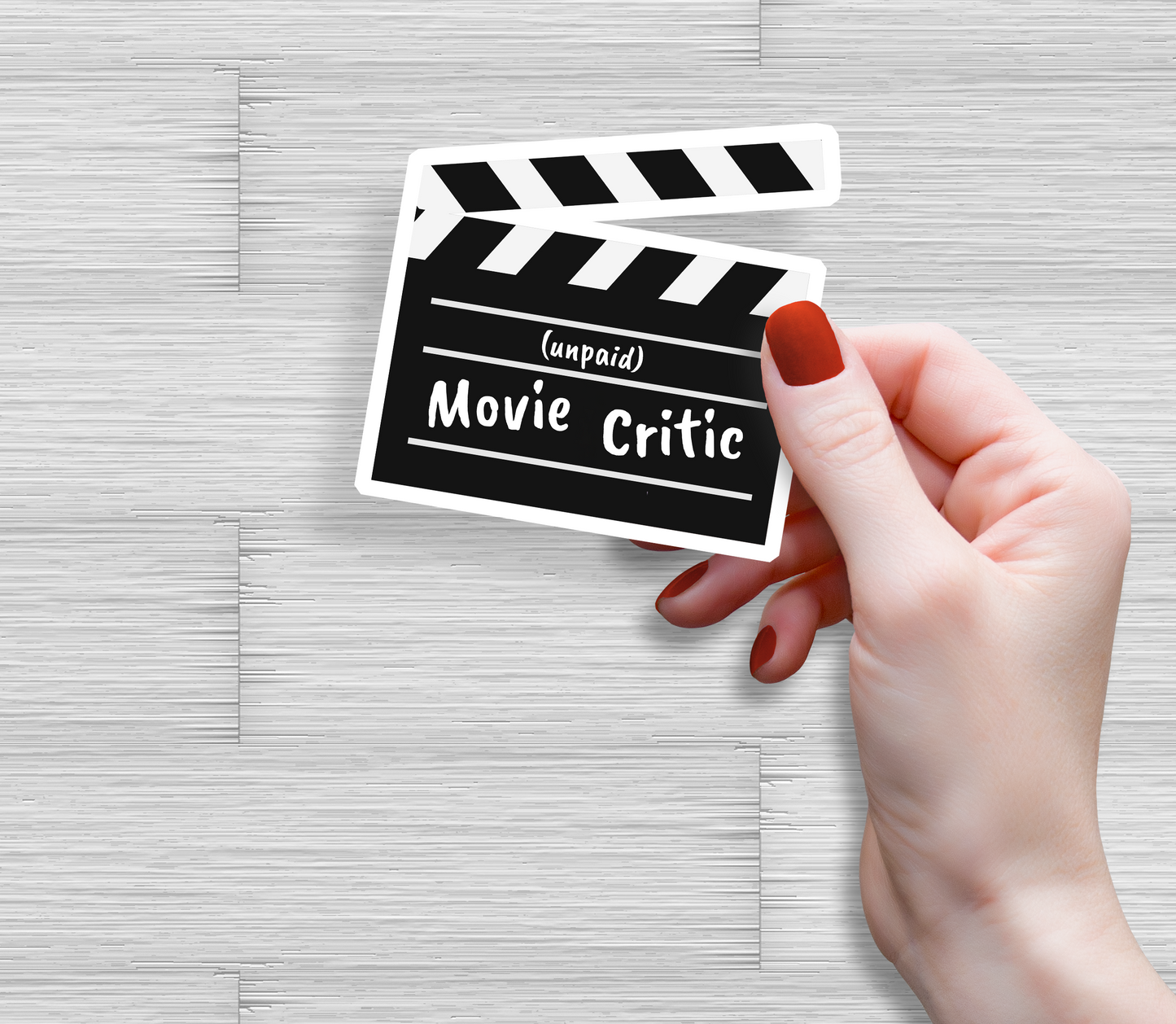 Movie Critic - The Unpaid Edition Sticker