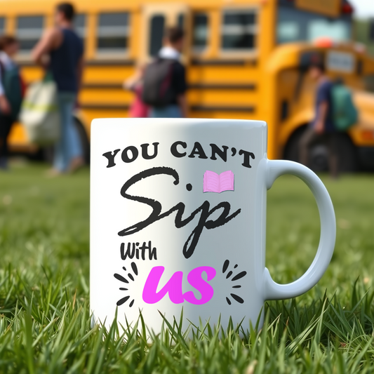 "You Can't Sip With Us" Mug – Sassy Drinkware for Besties