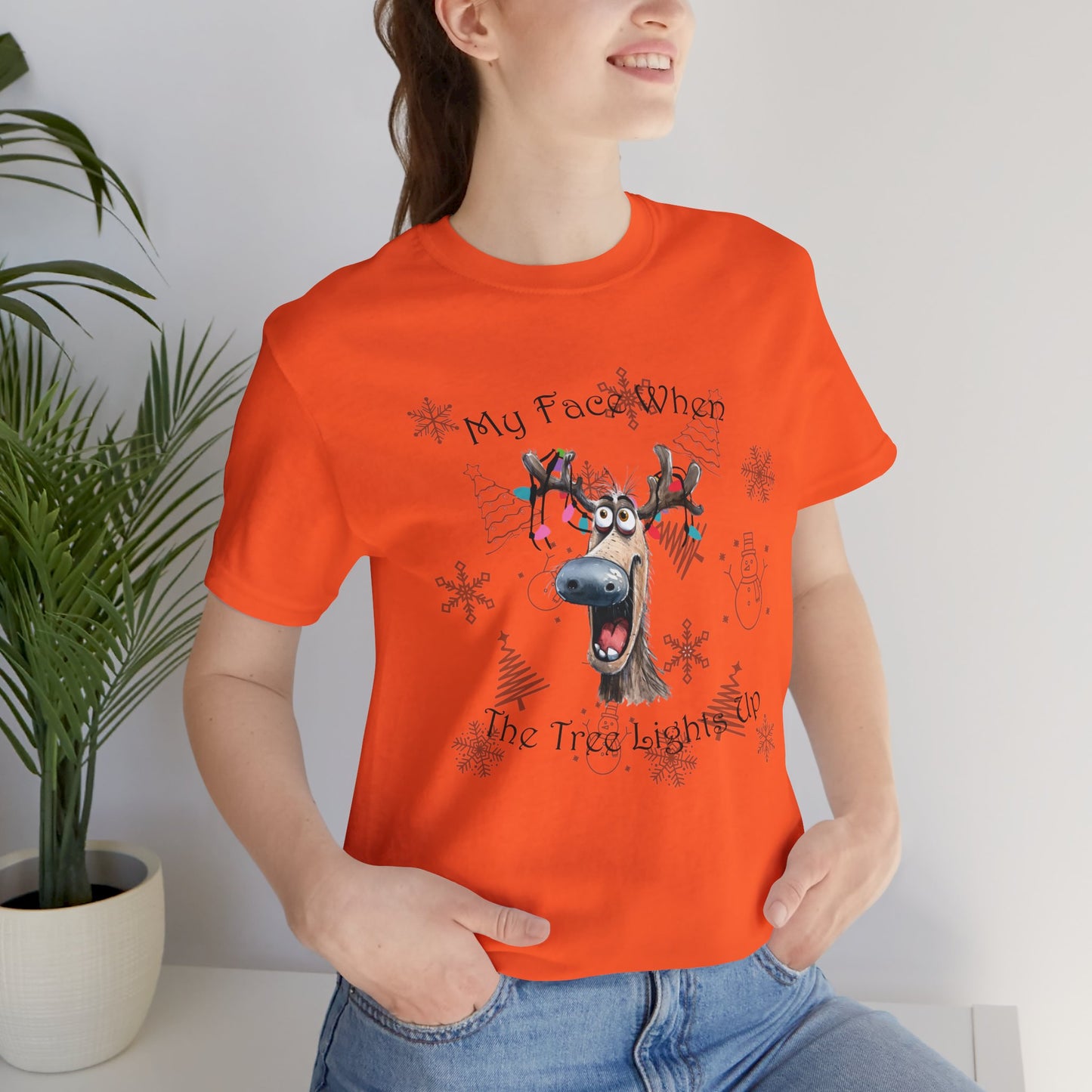 My Face When The Tree Lights Up Shirt
