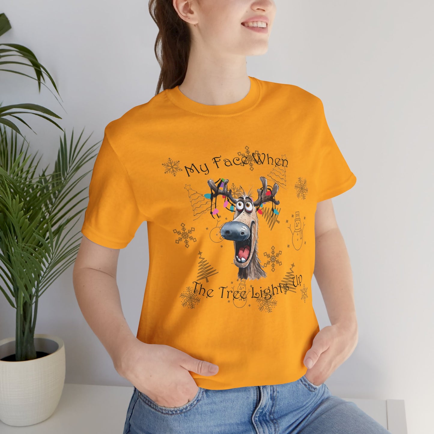 My Face When The Tree Lights Up Shirt