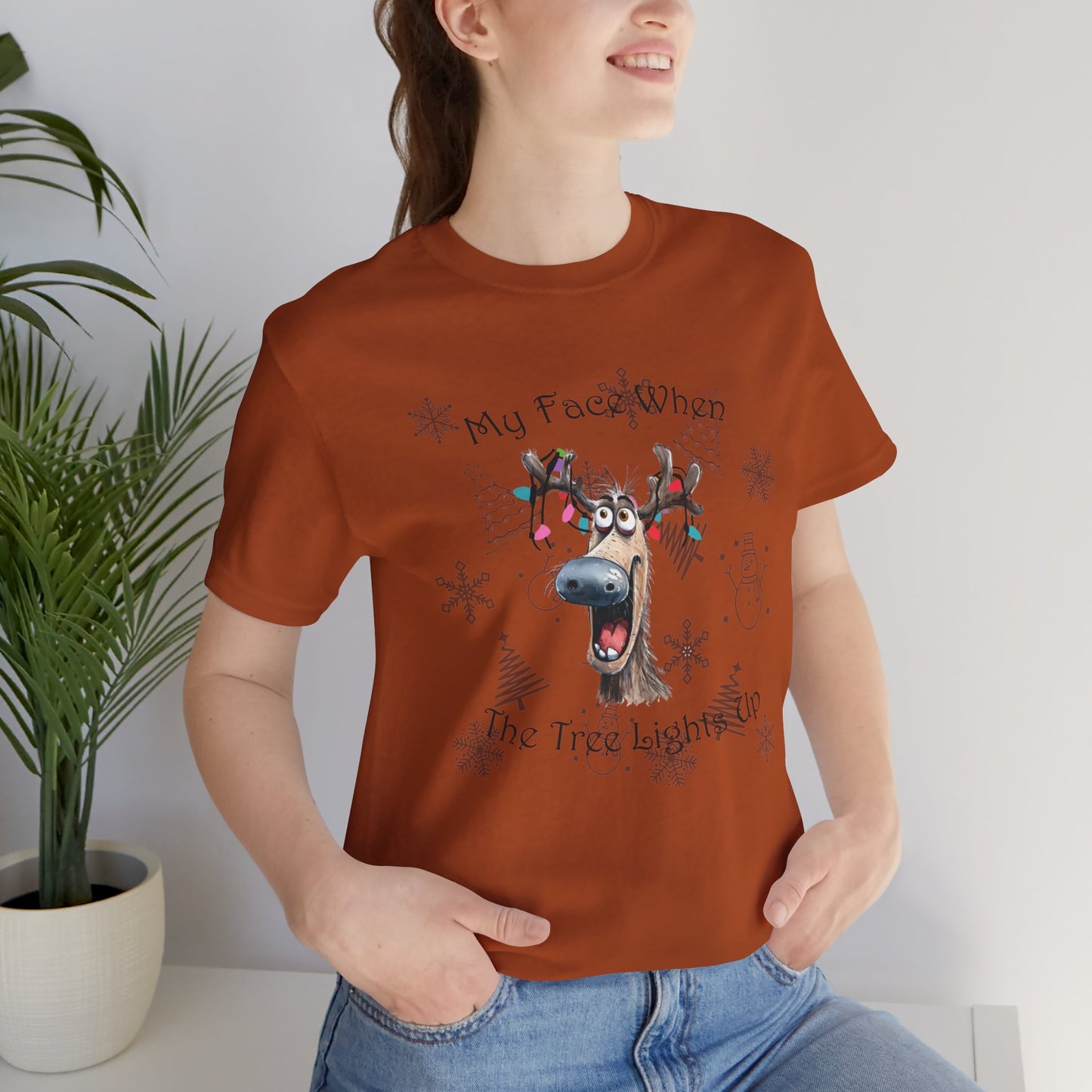 My Face When The Tree Lights Up Shirt