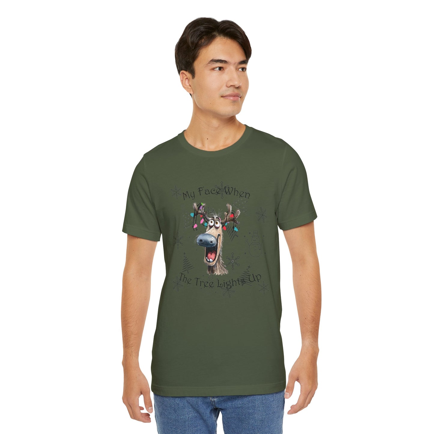 My Face When The Tree Lights Up Shirt