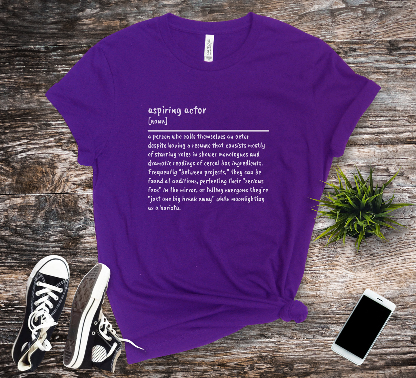 Aspiring Actor: Living the Dream (on Ramen) Tee