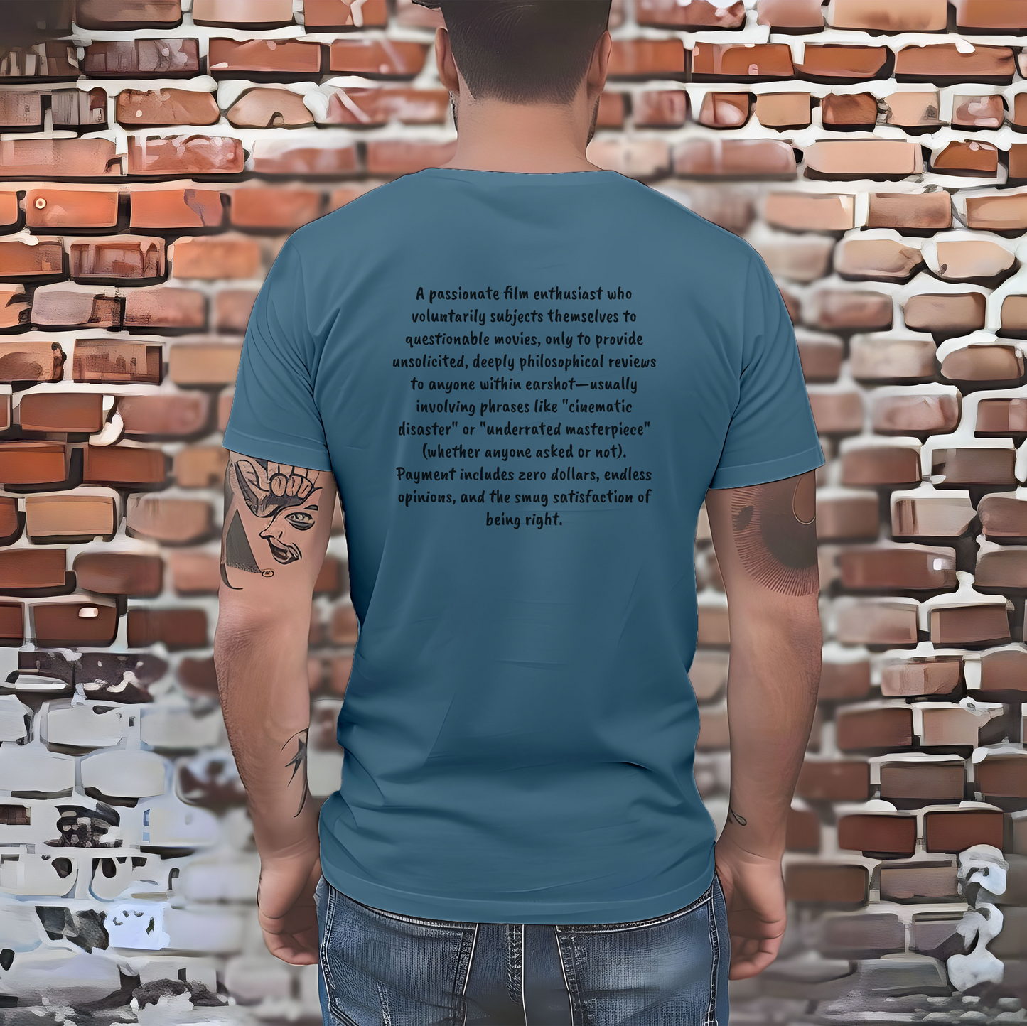 Reel Talk - Unpaid Movie Critic T-Shirt