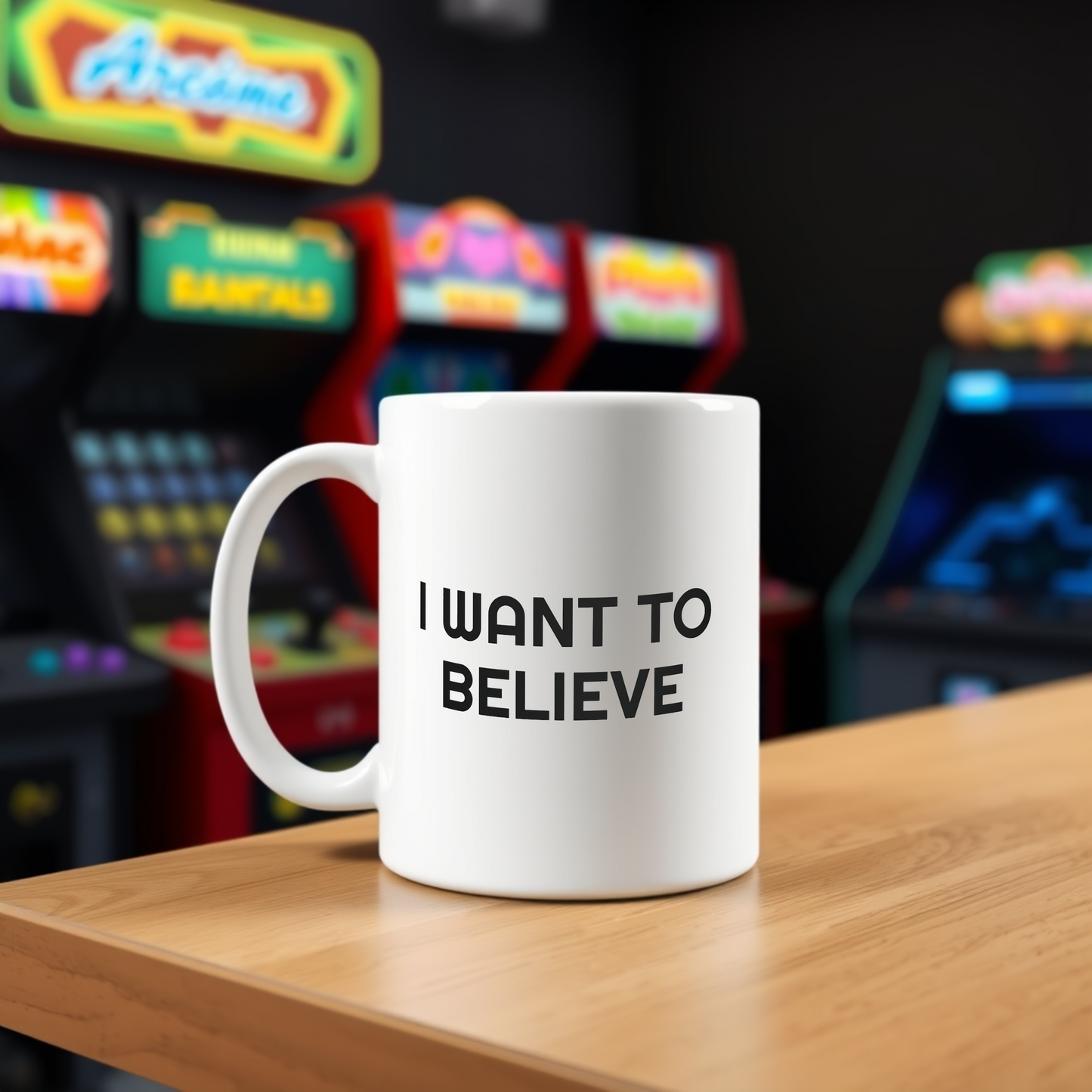 Udderly Abducted UFO Mug - I Want to Believe