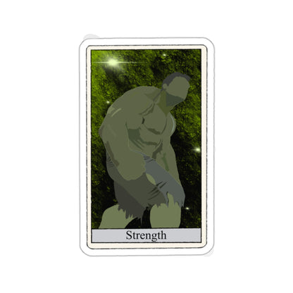 Tarot Card of Strength Sticker | Fan Art