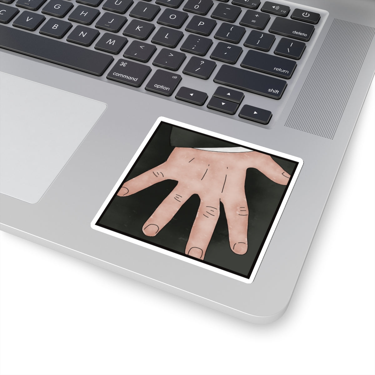 Pride and Prejudice themed image of Mr. Darcy's hand flex - sticker