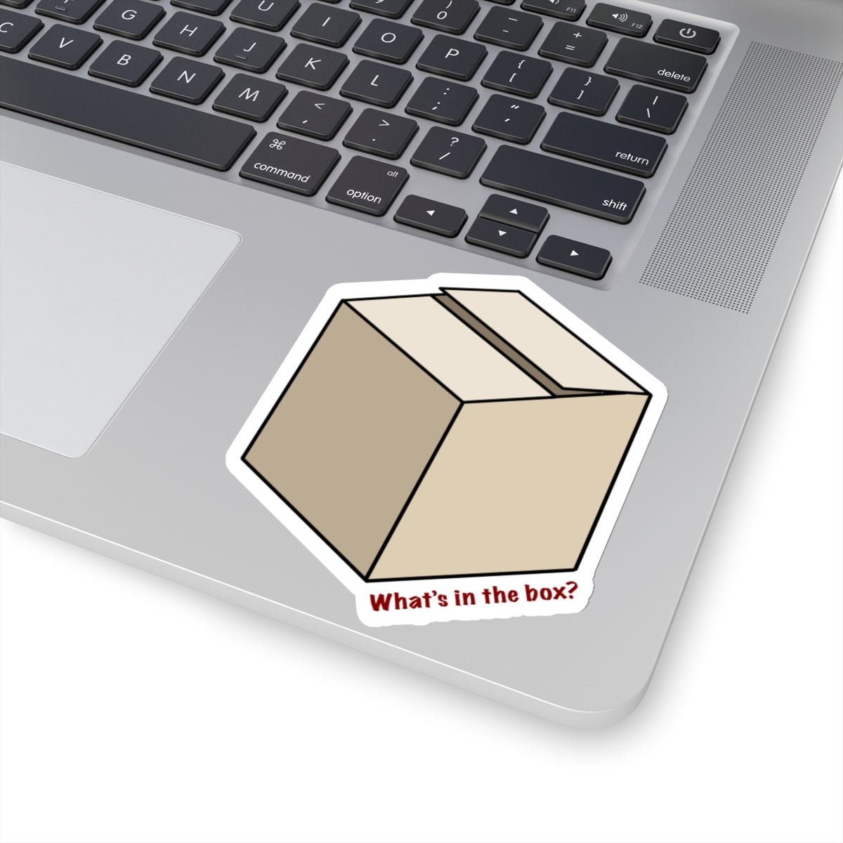 "What's In The Box?" Movie Quote Sticker