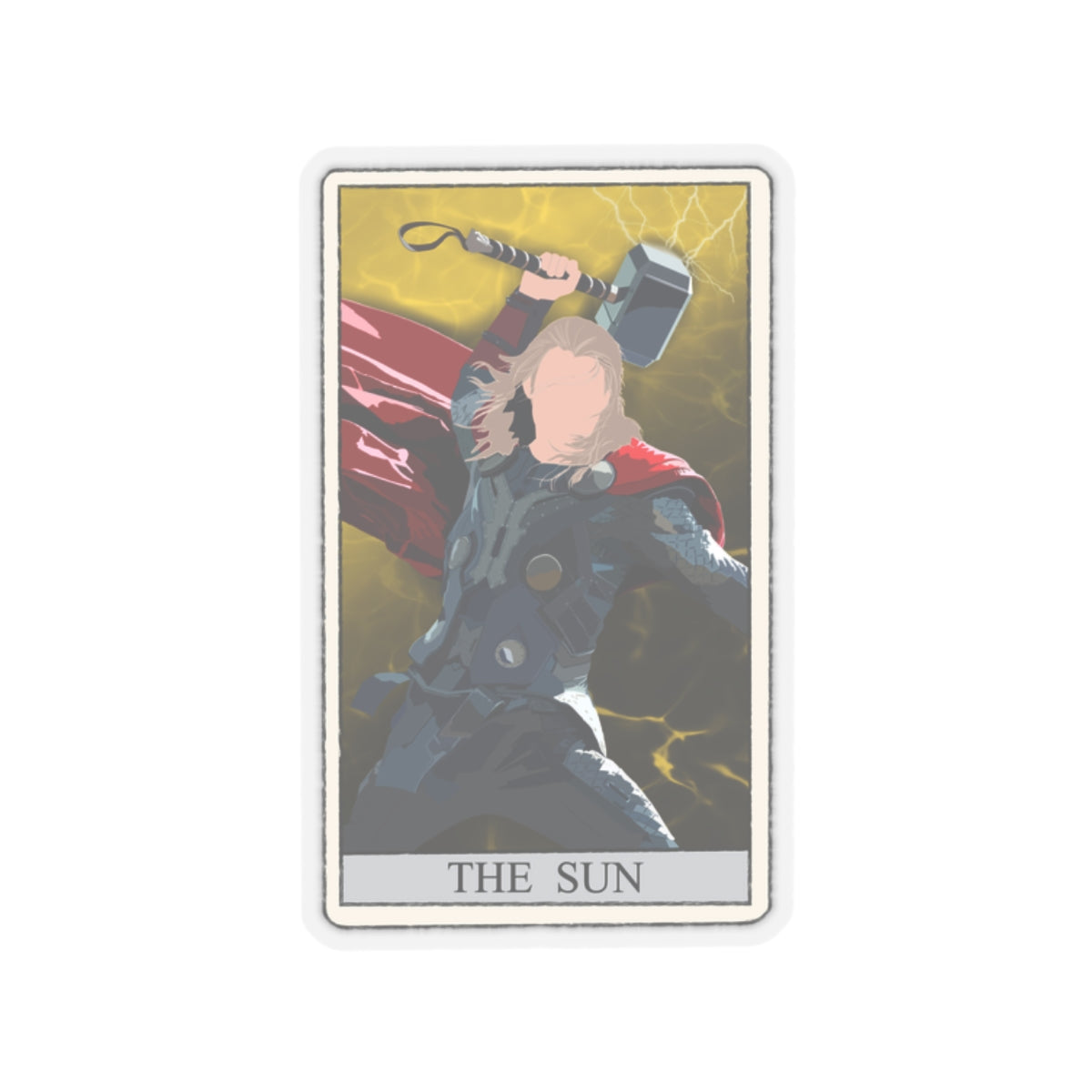 The Sun Tarot Card Sticker – Fan Art