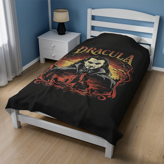 Dracula Velveteen Plush Blanket