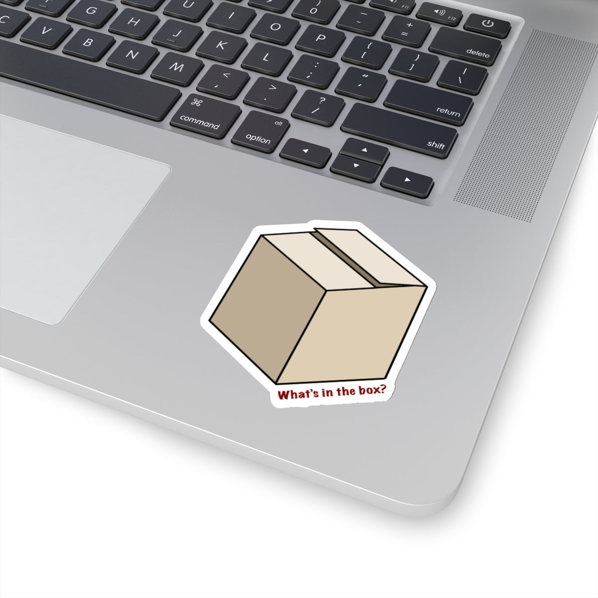 "What's In The Box?" Movie Quote Sticker