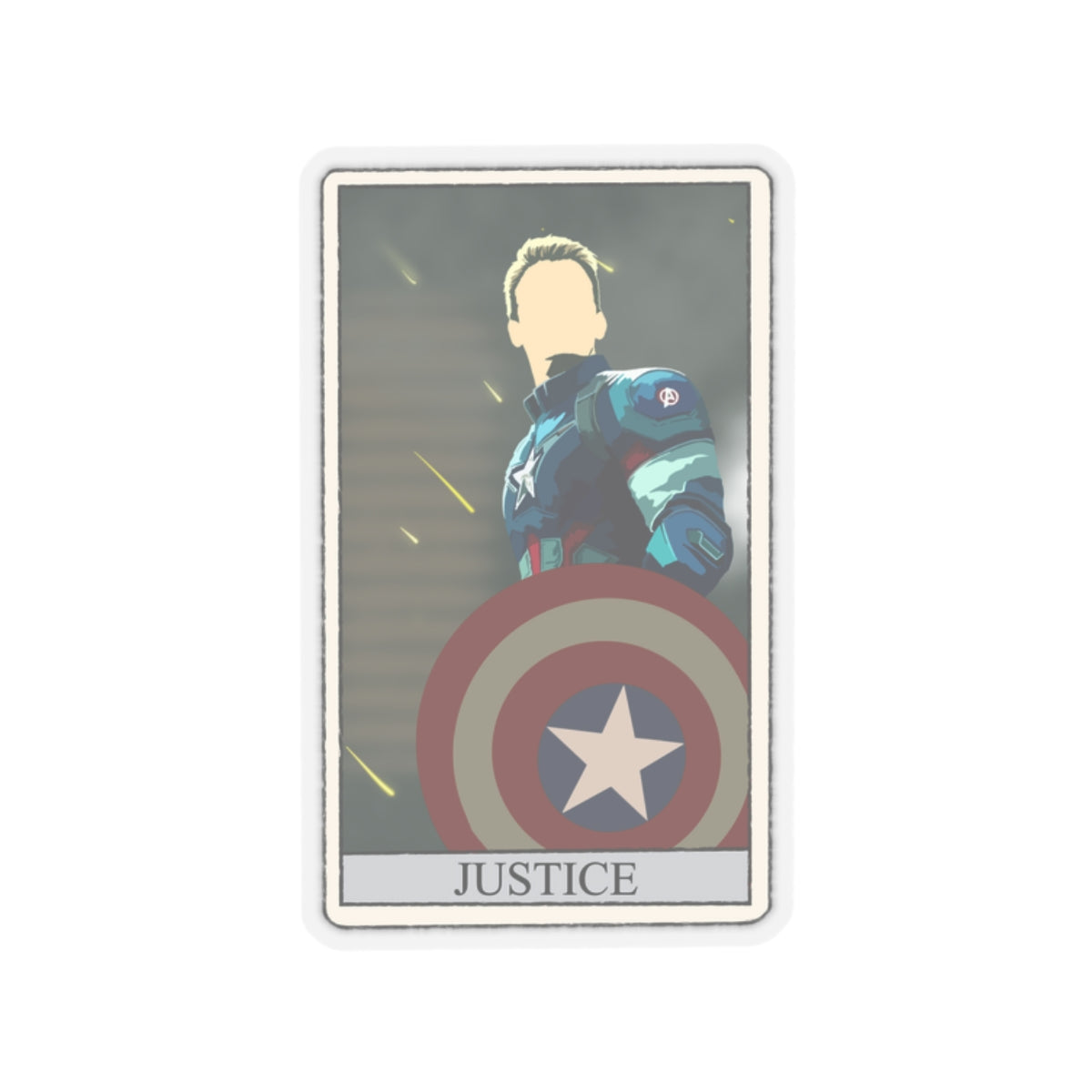 Tarot Card -  Justice sticker