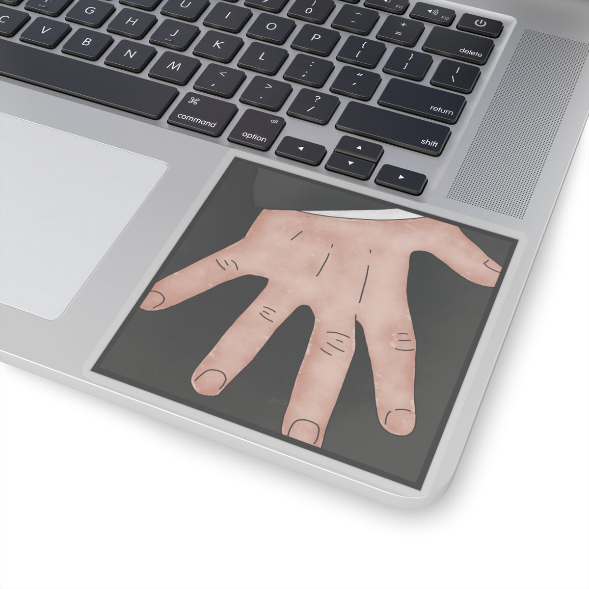 Pride and Prejudice themed image of Mr. Darcy's hand flex - sticker