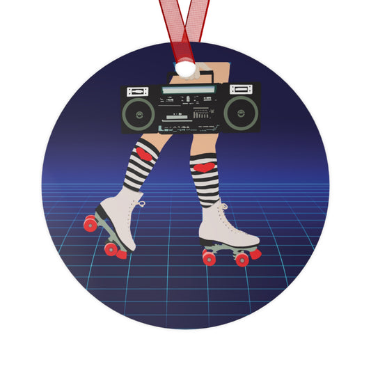 Roller Disco Christmas Magic Ornament