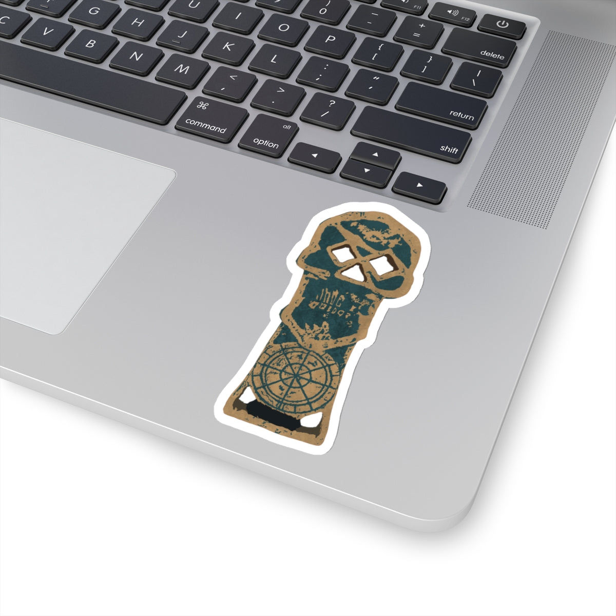 Copper Bones Skeleton Key Sticker