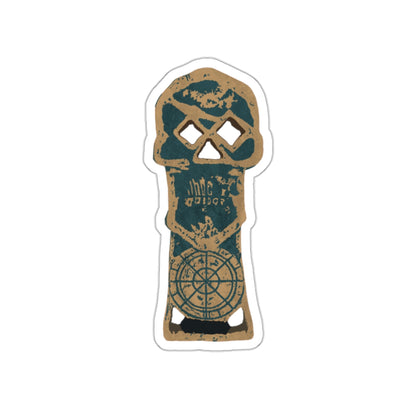 Copper Bones Skeleton Key Sticker