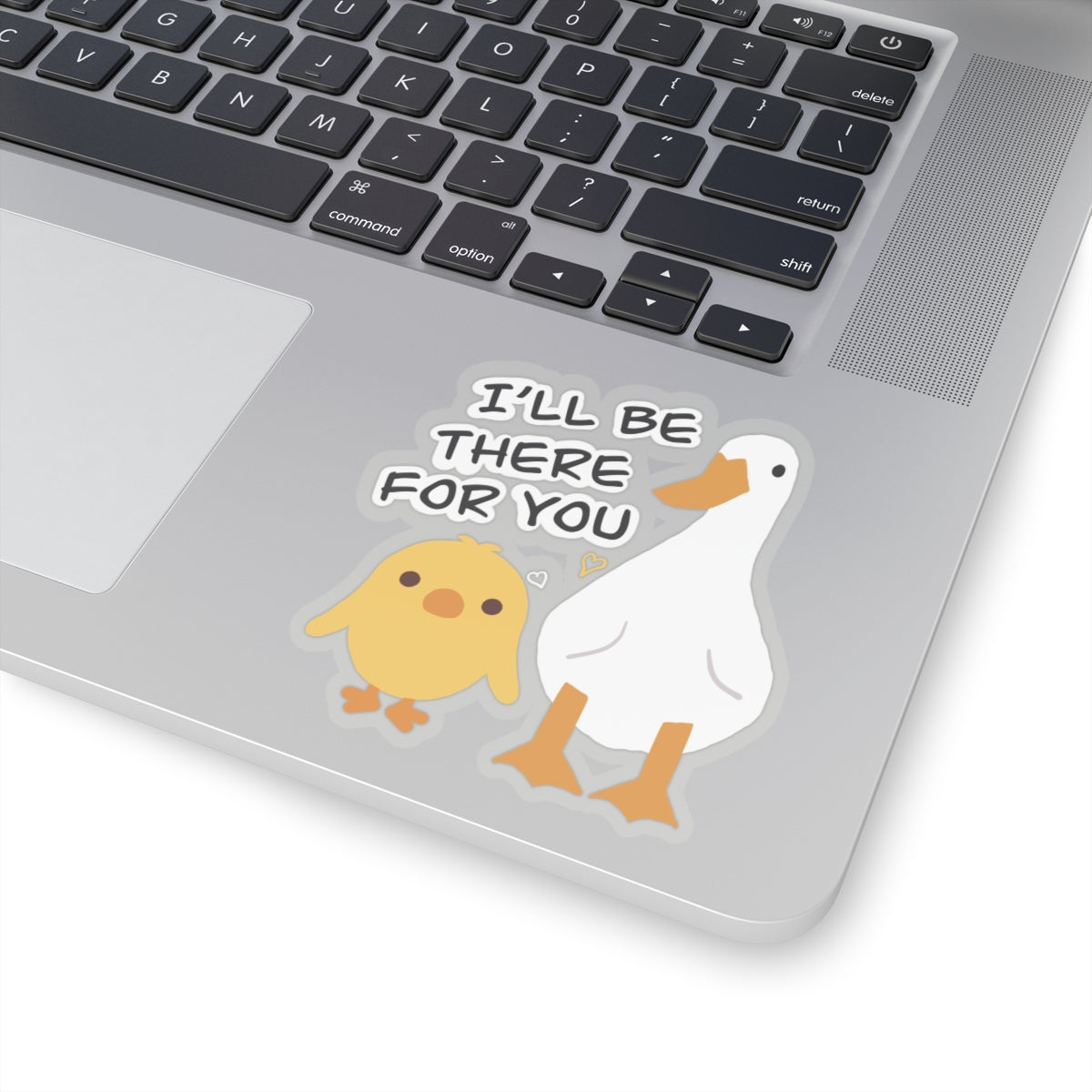 Chick and a Duck sticker