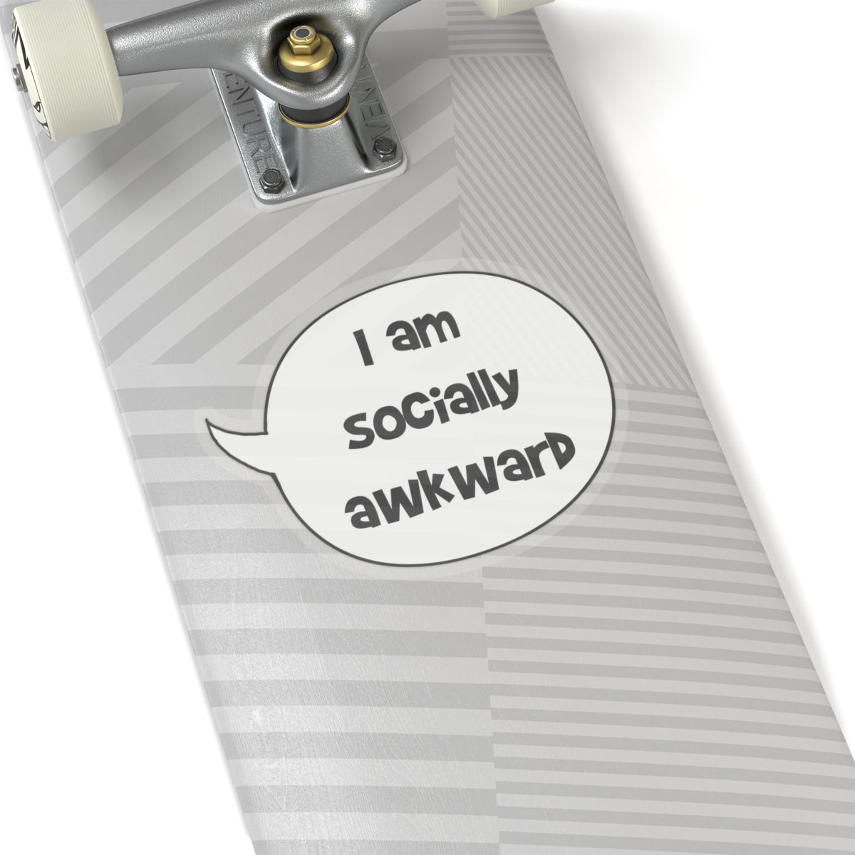 I am socially awkward sticker | Speech bubble sticker | funny anxiety quote