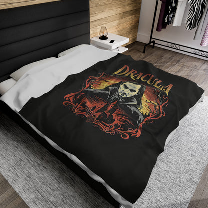 Dracula Velveteen Plush Blanket