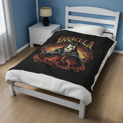 Dracula Velveteen Plush Blanket