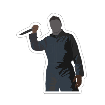 Scary Halloween Bad Guy silhouette - sticker