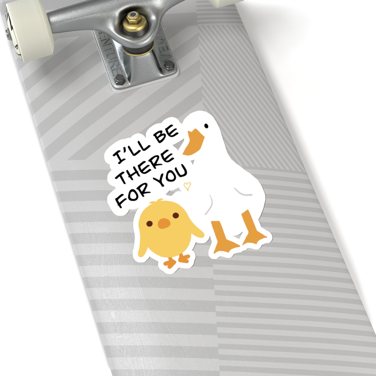 Chick and a Duck sticker