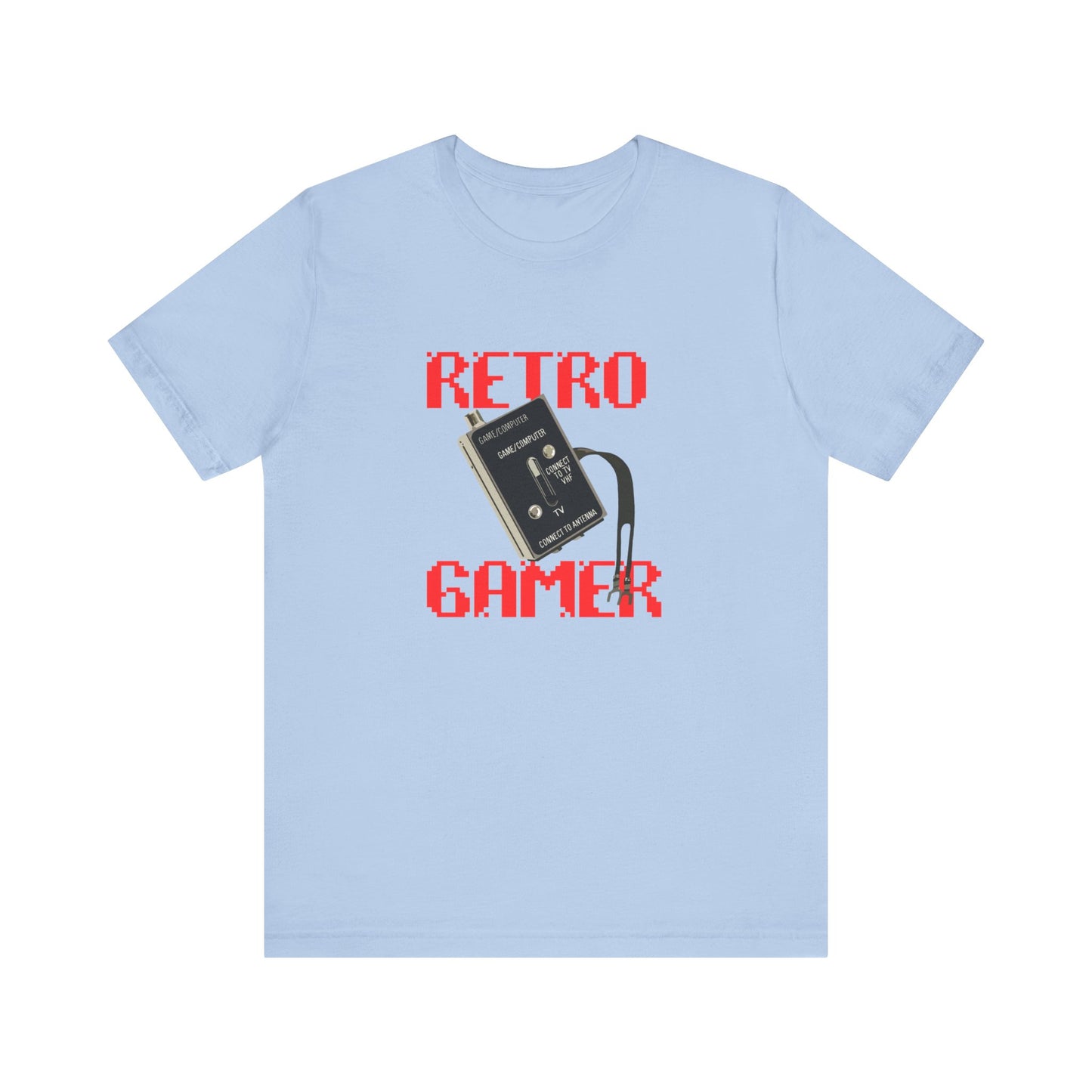 Retro Gamer T-Shirt - Vintage TV Game Changer Switch - Classic Video Game Design