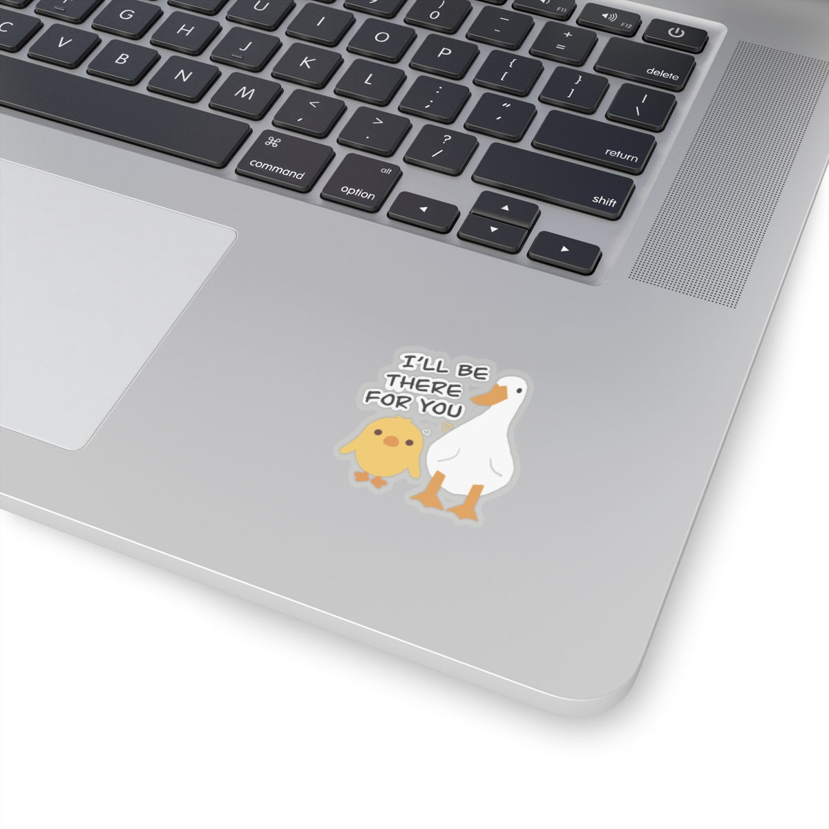 Chick and a Duck sticker