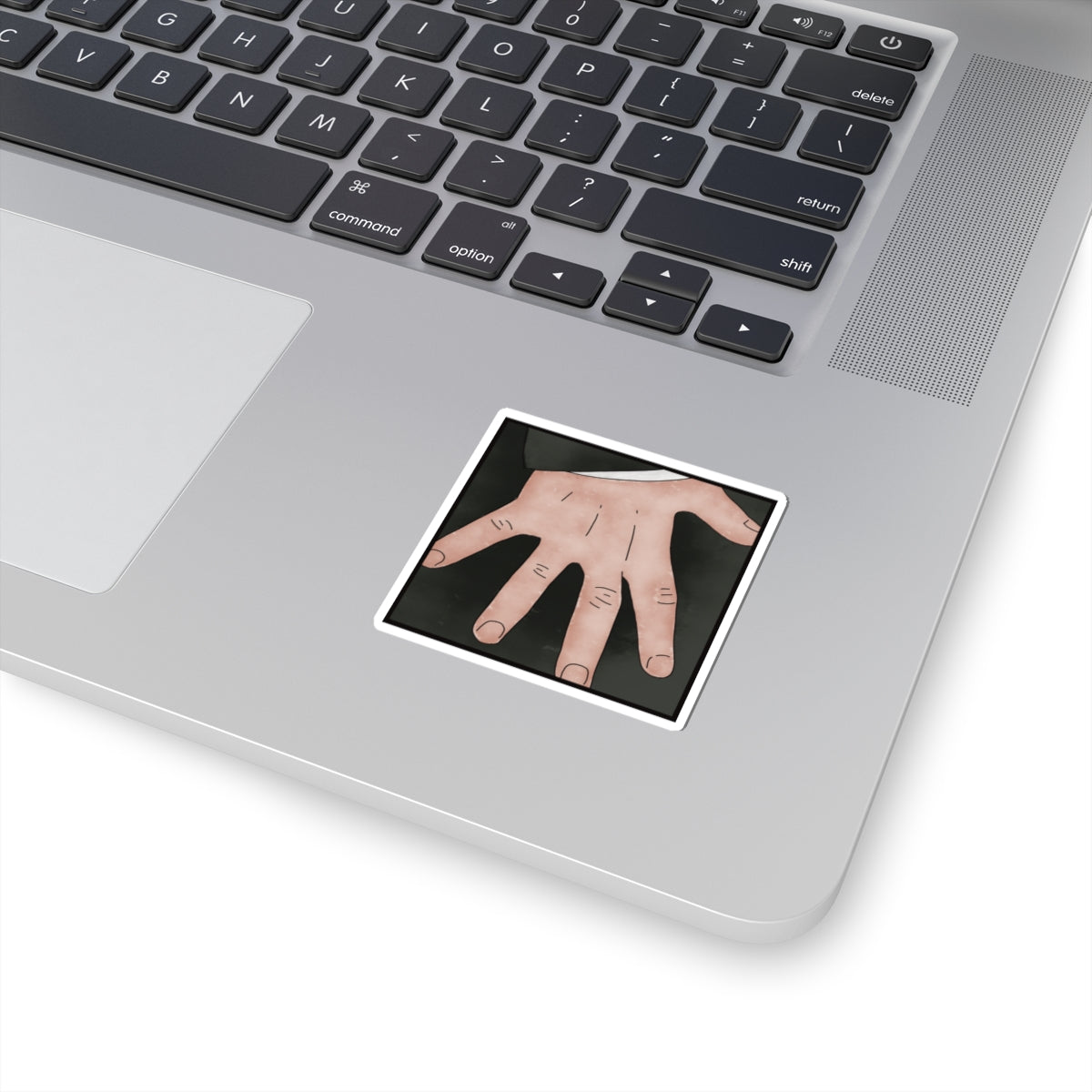 Pride and Prejudice themed image of Mr. Darcy's hand flex - sticker