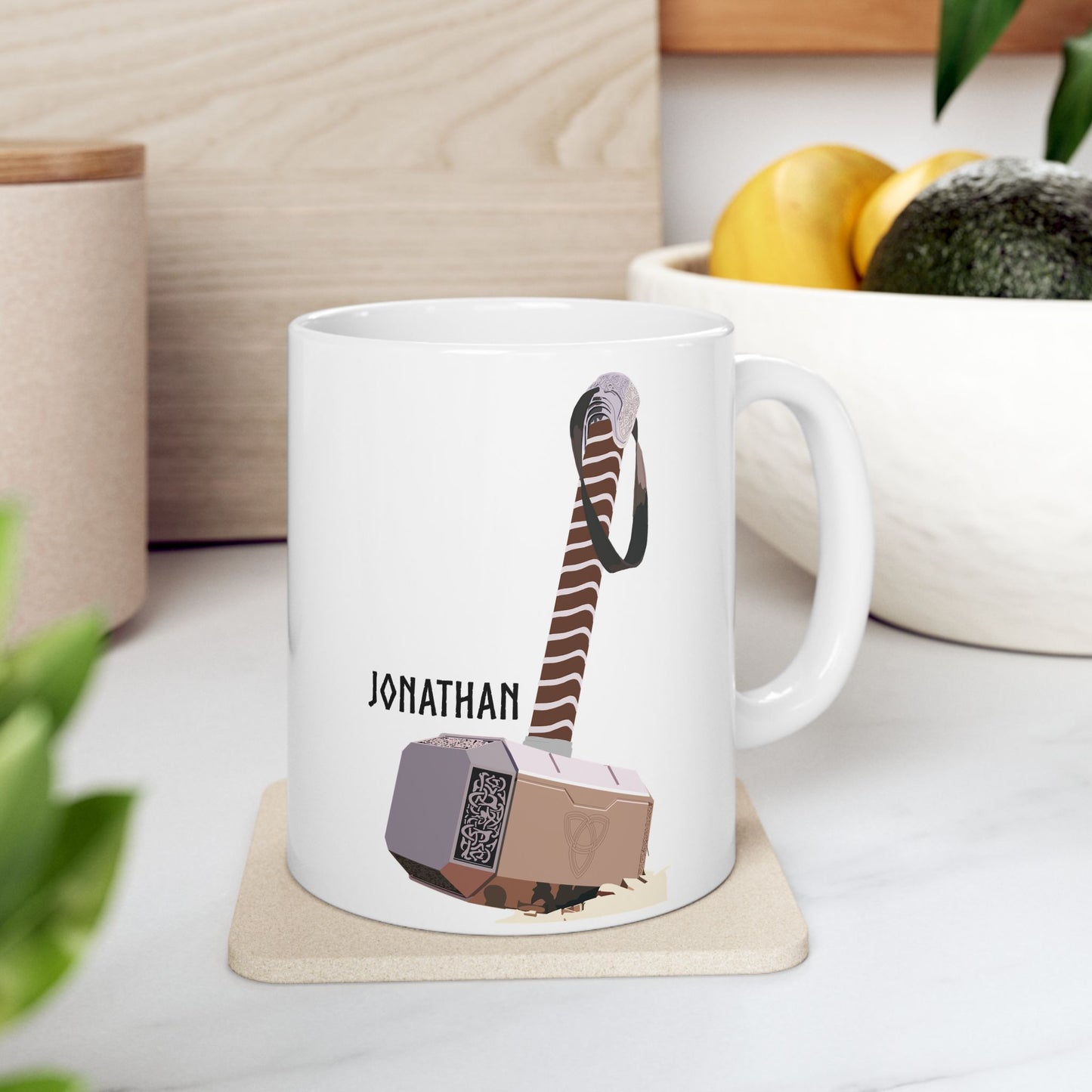 Thors Hammer? Nah, Its Jonathan - Funny Mug for Movie Fans