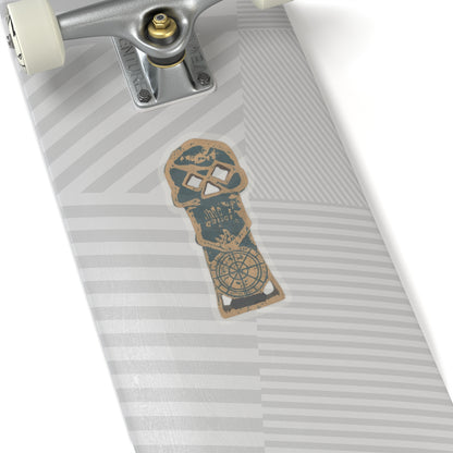 Copper Bones Skeleton Key Sticker