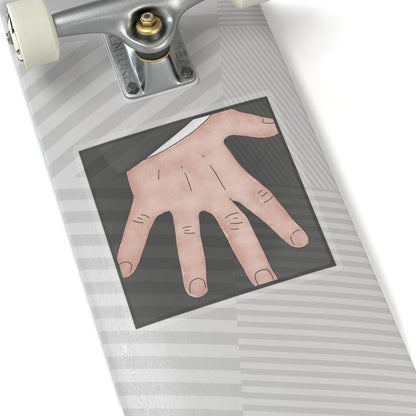 Pride and Prejudice themed image of Mr. Darcy's hand flex - sticker