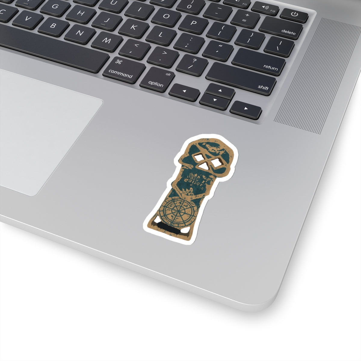 Copper Bones Skeleton Key Sticker