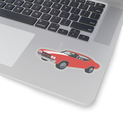 Vintage Red Chevelle Sticker