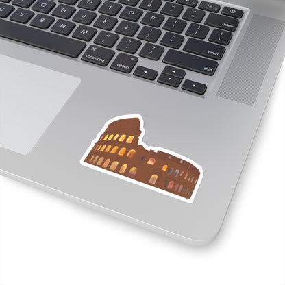 Magnificent Colosseum Sticker - Ancient Rome Art Decal for Travel Lovers