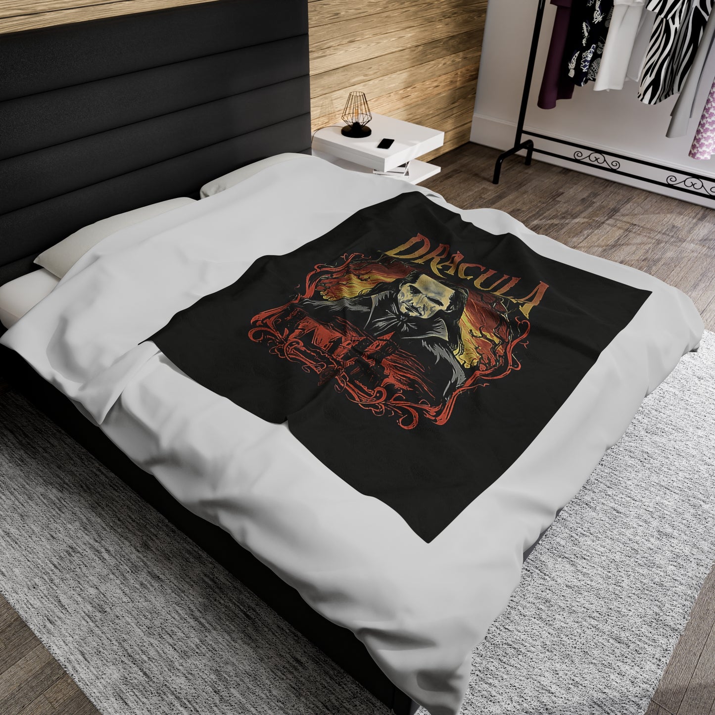 Dracula Velveteen Plush Blanket