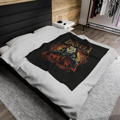 Dracula Velveteen Plush Blanket